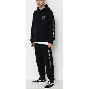 Brixton Crest Line‎ Fleece Sweatpants in black Large